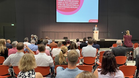 VEMA Kongresstag zur gewerblichen und industriellen Sachversicherung am 28. Juni in Fulda