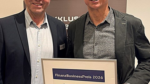 FinanzBusinessPreis 2026 für Rechtsanwalt Norman Wirth - Ehrenpreis für besondere Verdienste um die Vermittlerbranche