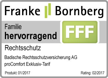 Zweifache Auszeichnung für BGV-Rechtsschutztarif proComfort