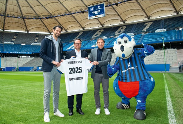 HanseMerkur wird Hauptpartner des HSV bis 2025